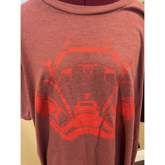 Polaris Slingshot Short Sleeve T-Shirt Heathered Red Men’s 2XL - Picture 2 of 6